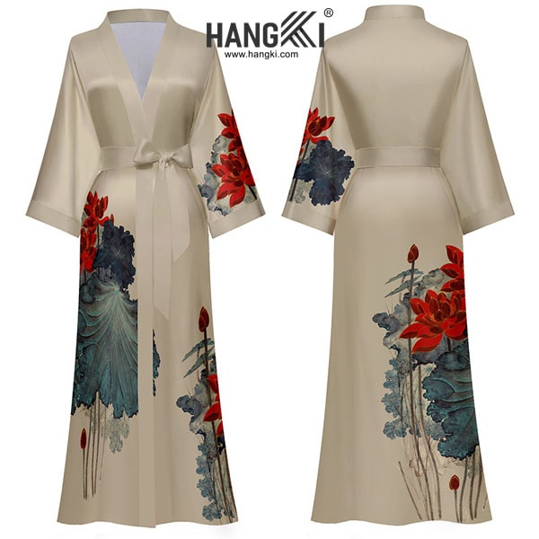 áo choàng lụa ngủ