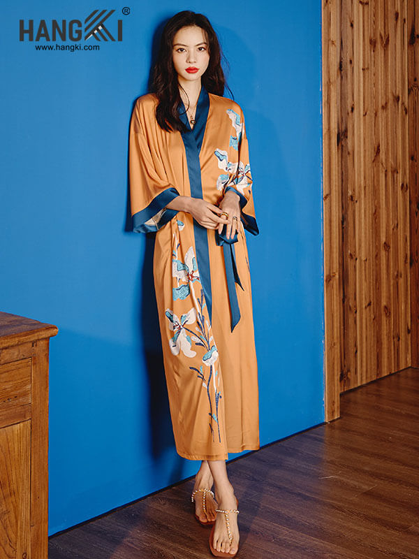 áo choàng ngủ dài nữ