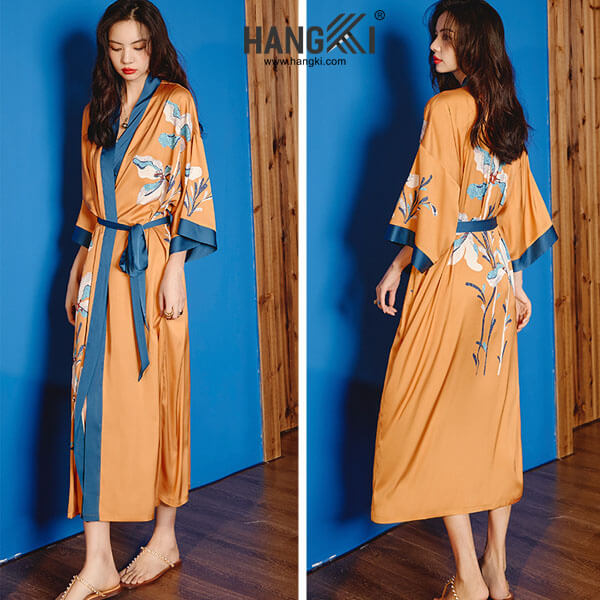 áo choàng ngủ dài nữ