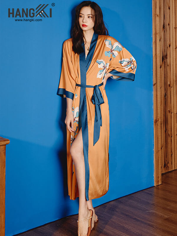 áo choàng ngủ dài nữ
