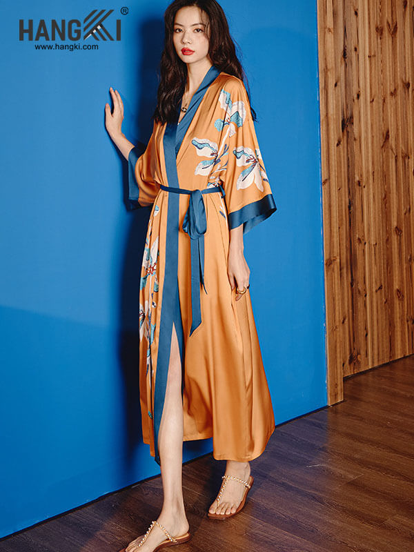 áo choàng ngủ dài nữ
