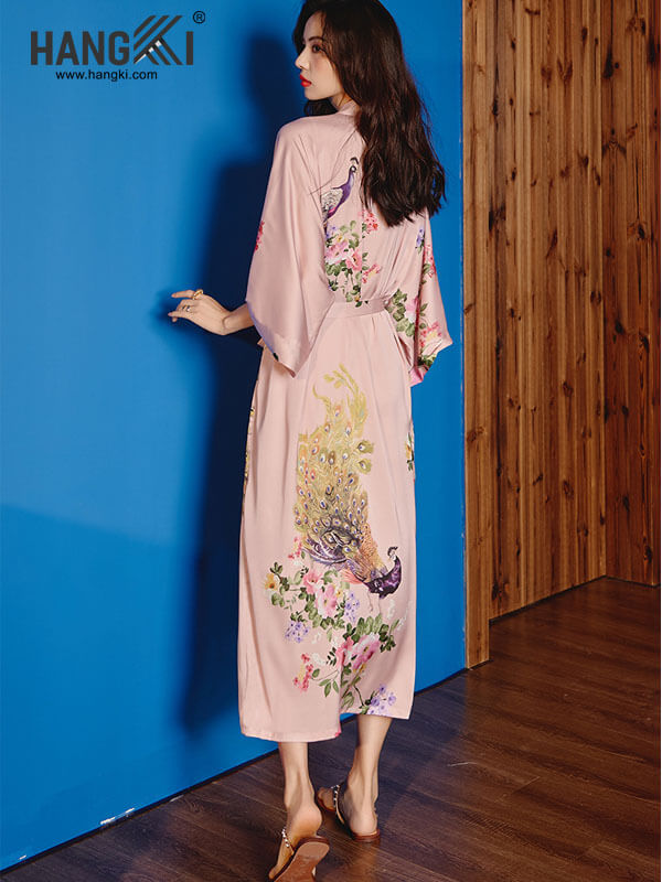 VCHG13 - Áo Khoác Ngủ Lụa